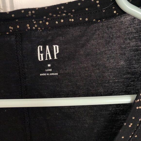 GAP Luxe tank gold glitter size M - Picture 4 of 4